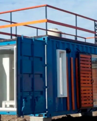 Modulo Container Casa Con Terraza – Baño – Kitchenette